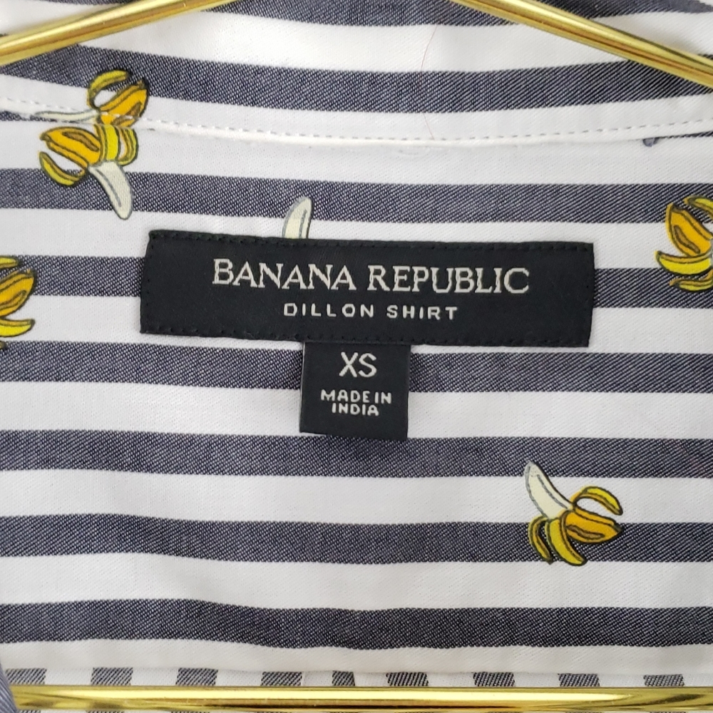 Banana Republic Dillon Banana Striped Button Down - Picture 9 of 9